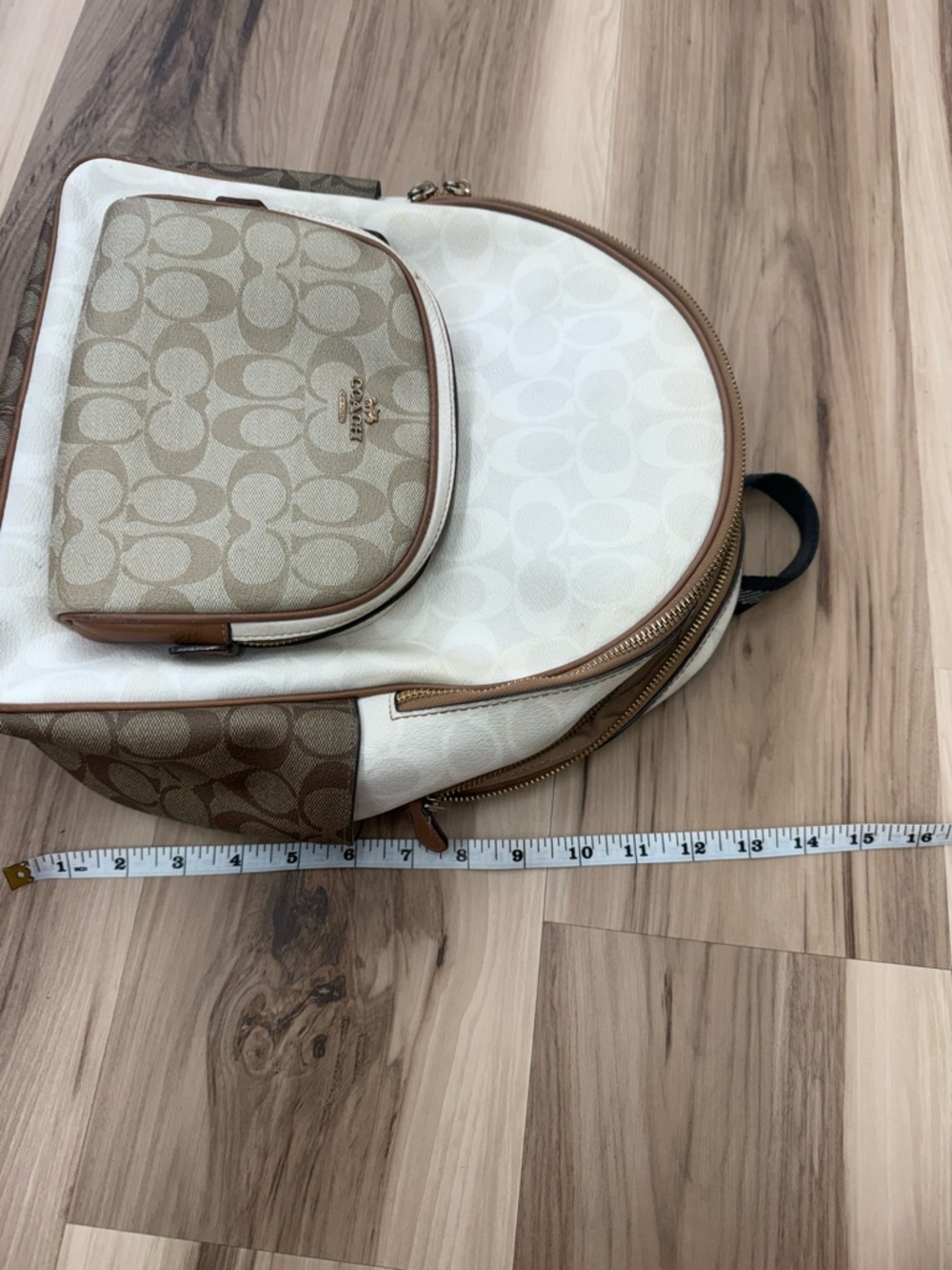 Coach Mini Backpack Cream - Picture 15 of 15